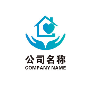 房屋logo手logo创意logo时尚logo物业logo